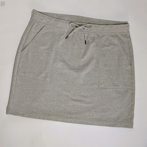 JCrew Factory gray tie waist skirt